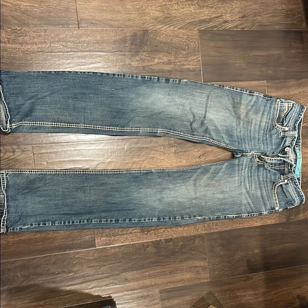 Men's Rock & Roll Denim Revolver Straight leg Slim Jean